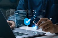 Ausfüllen des Überprüfens der Aufgabe für das digitale Formular