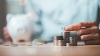 Finanzkonzept und Sparen ,Ersparnisse für Investitionen ,Sparen für die Zukunft planen ,Vorsorge ,Finanzielle Vorbereitung