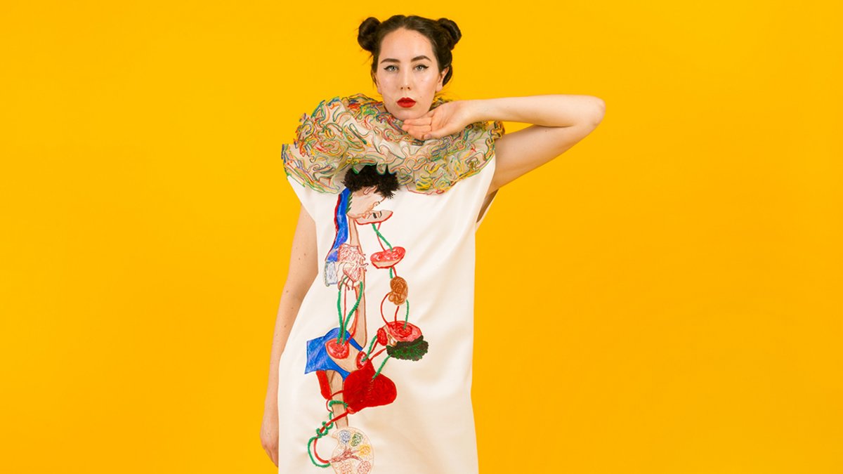 Isabel Winckler Design und Helena El Malek von der AMD haben Werke mit Madeira Garnen kriert.