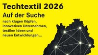 Baden-Württemberg Karte in Schwarz mit Netwerkelemente drauf auf gelben Hintergrund