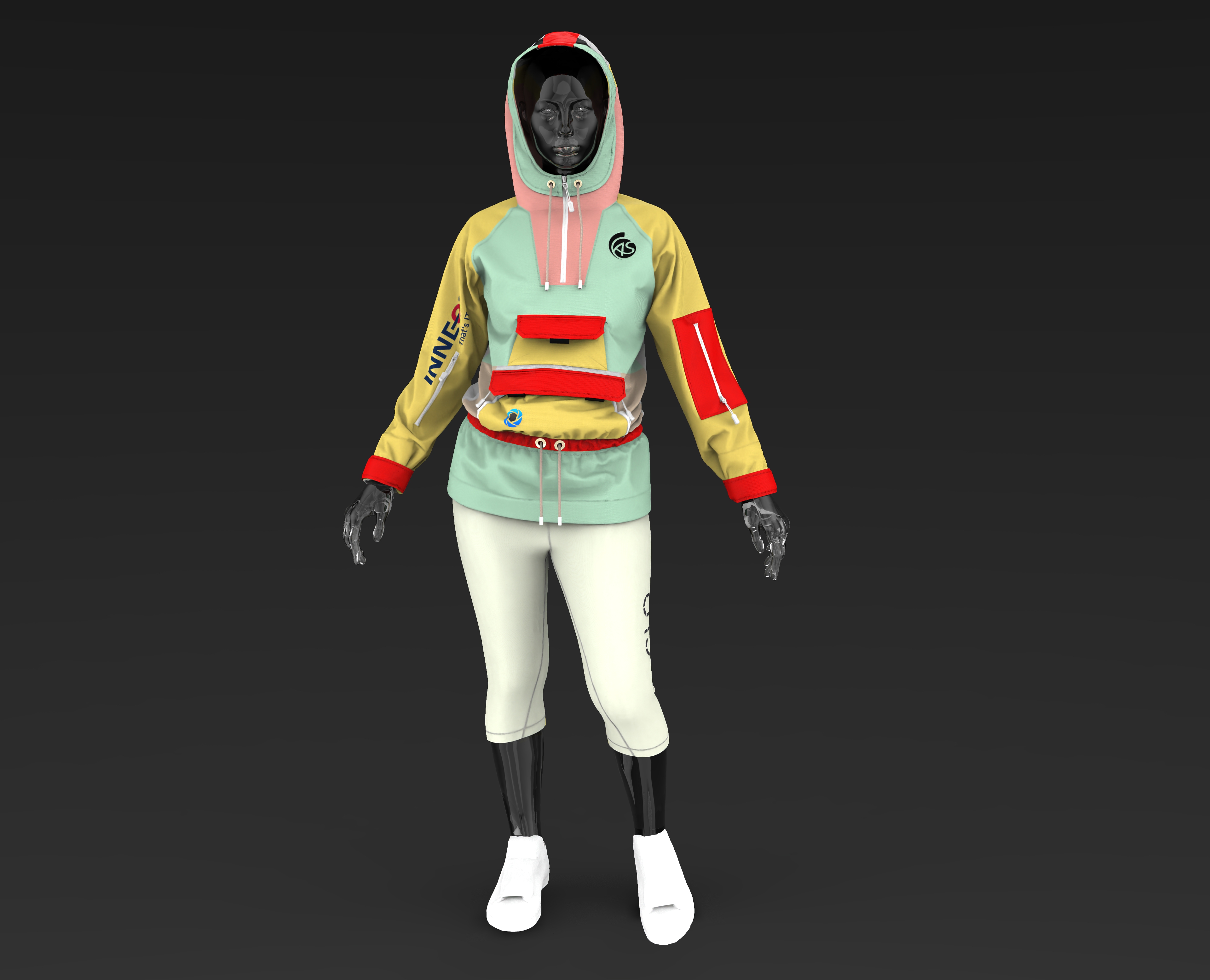 Studierende der Hochschule Albstadt-Sigmaringen haben eine komplett virtuelle Sportswear Kollektion entworfen.