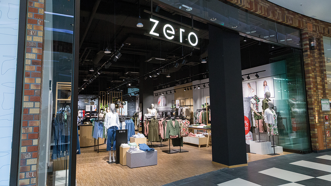 Eingangsbereich des zero Store in Berlin
