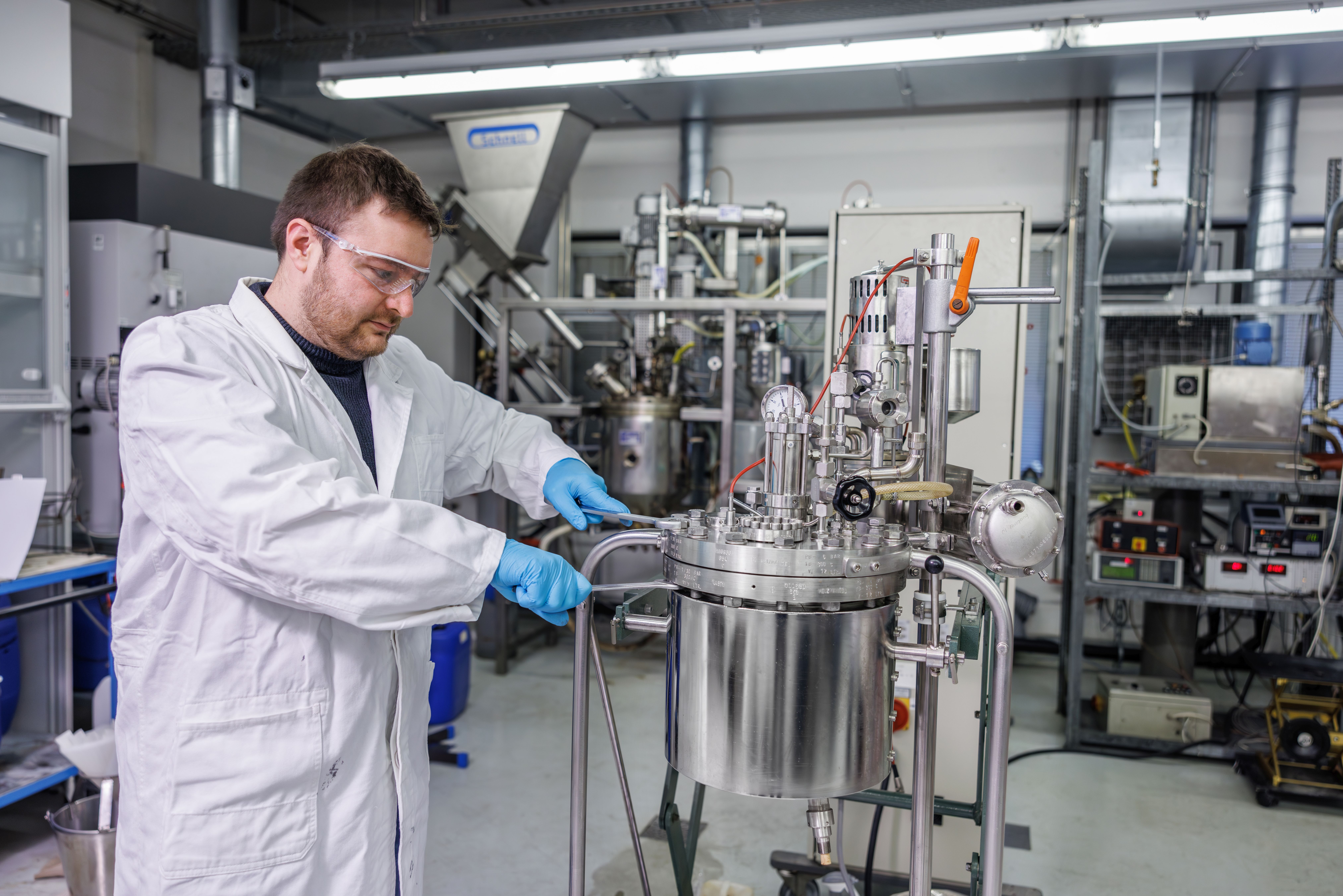 Reaktor im Polymertechnikum der DITF Denkendorf.