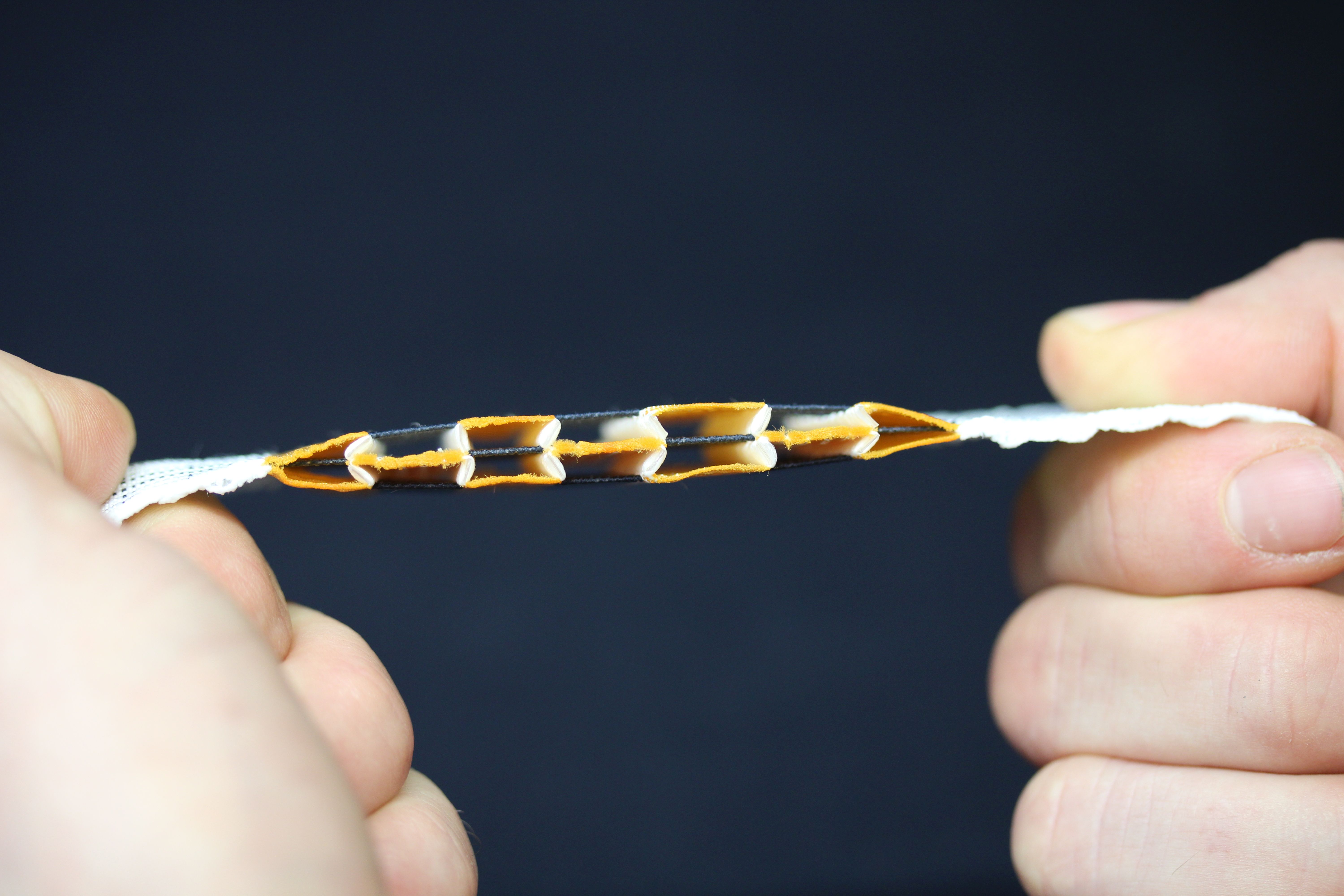 Gewebestruktur in Nahaufnahme