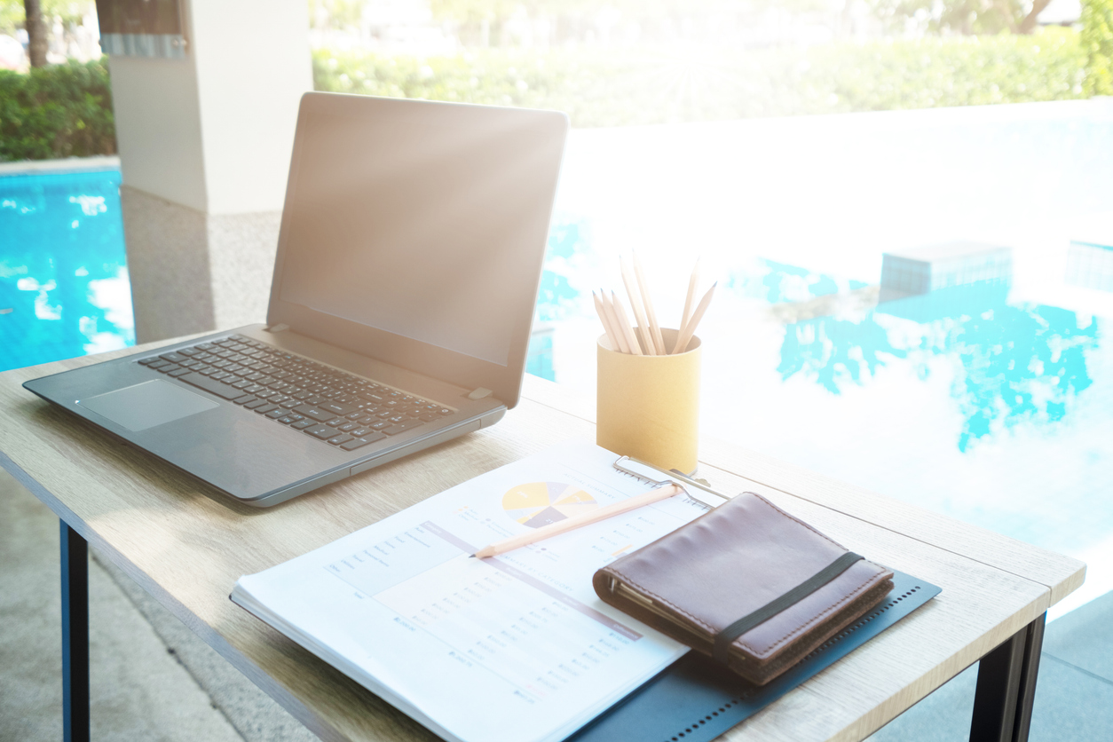 Arbeitsplatz im Home Office