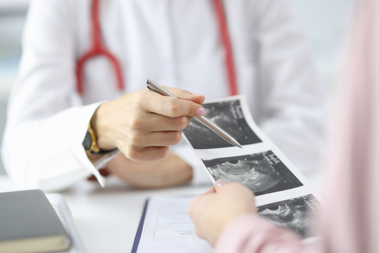 Medizinische Ultraschalluntersuchung während der Schwangerschaft