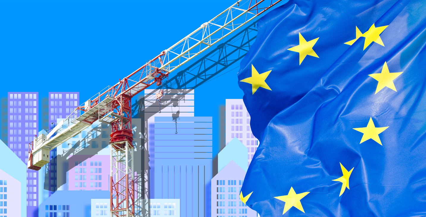 Bautätigkeit in Europa