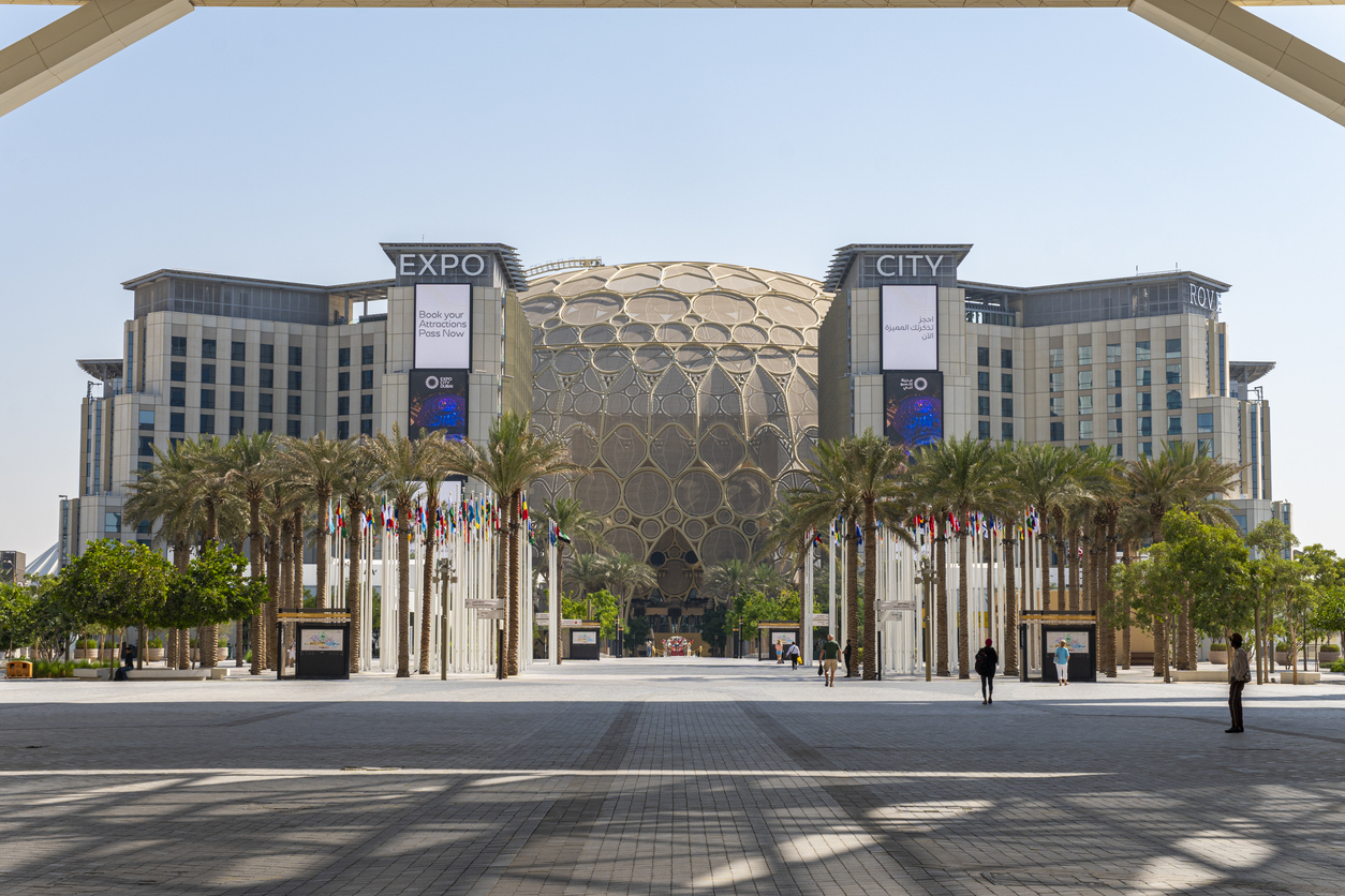 Dubai, Vereinigte Arabische Emirate. Dubai Exhibition Centre