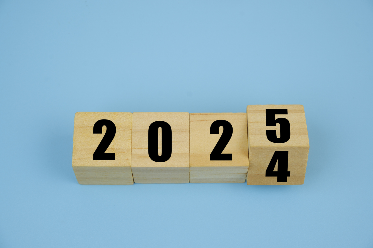 Baukasten mit Jahr 2025